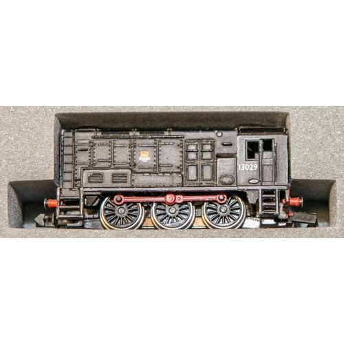 17 - A quantity of Grafar 'N' gauge Motive Power items. BR class 08 0-6-0 Diesel Shunter, RN 13029, boxed... 