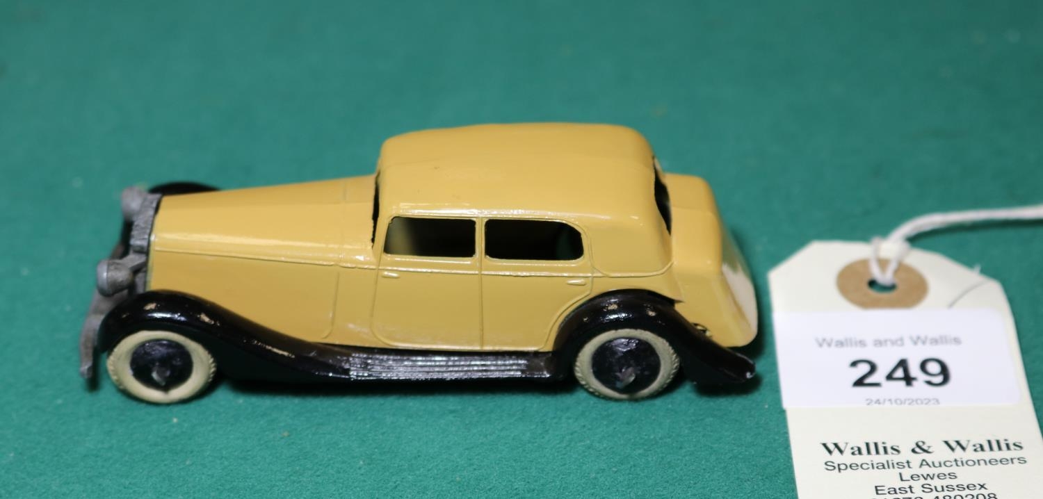 Dinky Toys 30 Series Daimler (30C). A 1936-1940 example with tan