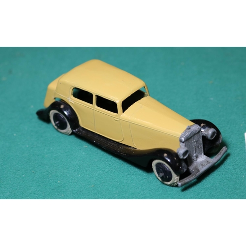 Dinky Toys 30 Series Daimler (30C). A 1936-1940 example with tan