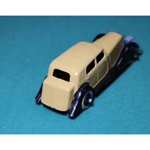 Dinky Toys 30 Series Daimler (30C). A 1936-1940 example with tan