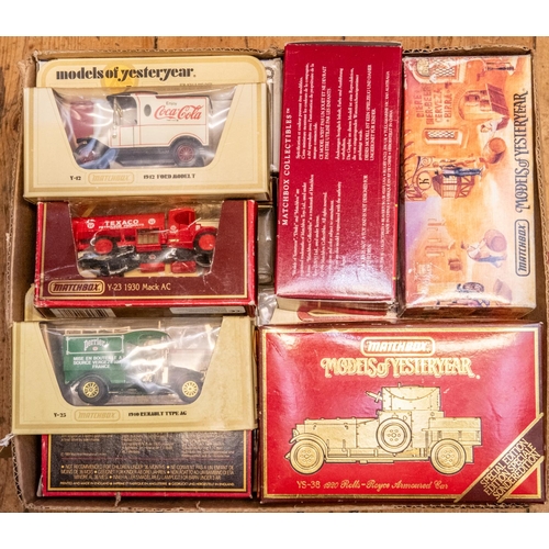 57 - Quantity of Matchbox Models of yeateryear, To include, Cars, Vans, Lorries, Busses, etc. This lot in... 