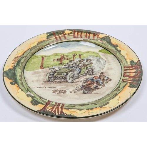 82 - Royal Doulton Motoring series Plate produced between 1903 - 1910. This one says 