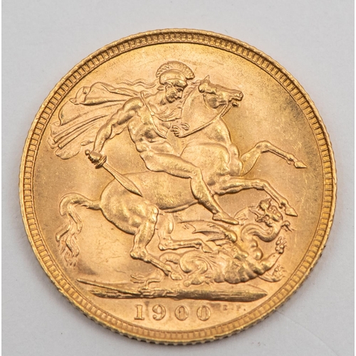94 - Victoria AV Sovereign 1900 EF; George V AV Half Sovereign 1925 SA for Pretoria Mint. GEF (2) £425-47... 