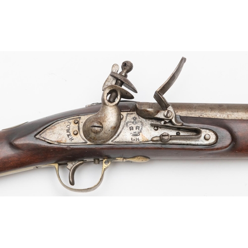 543 - A 10 bore Brown Bess style flintlock trade musket, 55