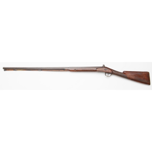 544 - A single barrelled 14 bore flintlock sporting gun by Ketland & Co, c 1790, 52