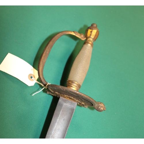 423 - A 1796 Infantry officer's sword, blade 31