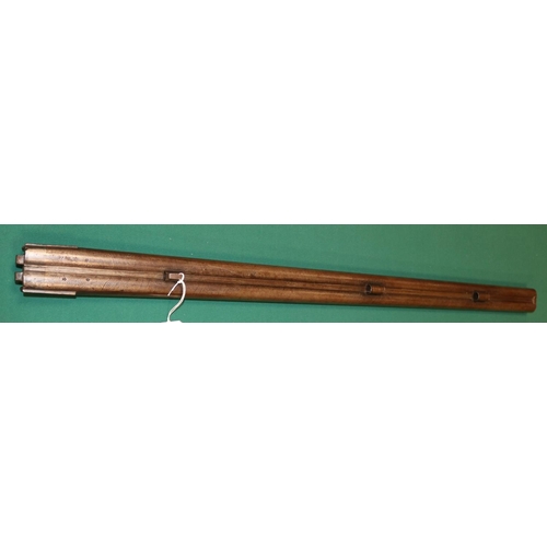 509 - A pair of good quality 14 bore barrels from a DB sporting gun c 1840, 29½