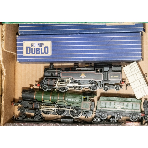 134 - A quantity of Hornby-Dublo Model Railway. Both 3-rail and 2-rail. Including 4 Locomotives, BR 2-4-6T... 