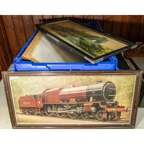 213 - A quantity of Railway memorabilia. A DJH HO Scale South African Railways Class 6J 4-6-0 tender locom... 