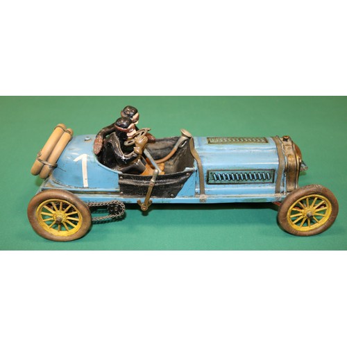 259 - Veteran & Vintage, scratch Built Clockwork model car from Early 1900 period, Probably produced withi... 