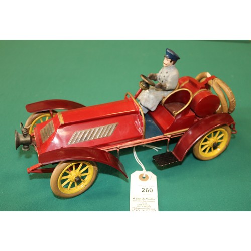 260 - Veteran & Vintage scratch built clockwork car from early 1900 period. Probably produced within the l... 