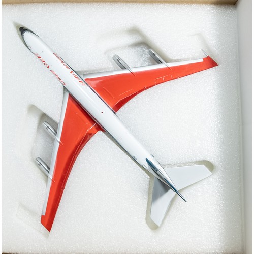 45 - A 1:200 scale N Flight BEA airtours Boeing 707-436, Reg G-APFK. In BEA red, white and blue livery. B... 