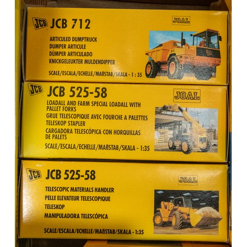 57 - 11 Joal Construction vehicles, JCB 217S Centremount, JCB 4CX Sitemaster, JCB 712, JCB 930,  2x JCB 5... 