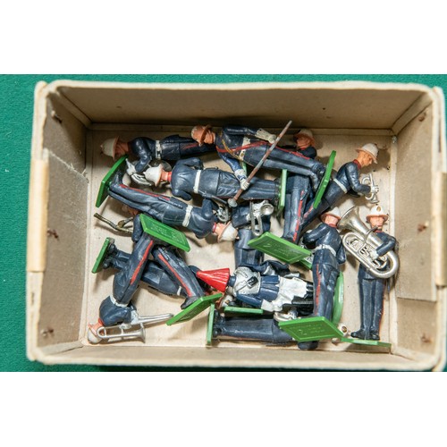 77 - Quantity of mixed Lead and plastic military figures, Mainly by Britains, including Eyes right, Deeta... 