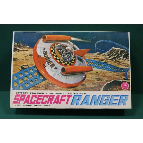 241 - Spacecraft Ranger with Magic orbit-track toy made in Japan By Alps from 1960s.Battery powered, autom... 