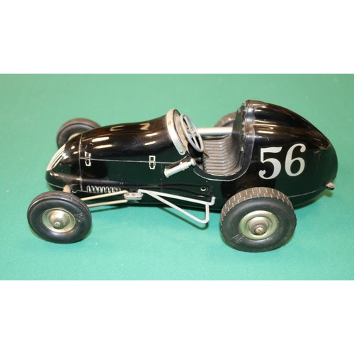 255 - Ohlsson & Rice Inc of Los Angeles, toy model Tether racing car in black with No.56 to rear. Dates fr... 