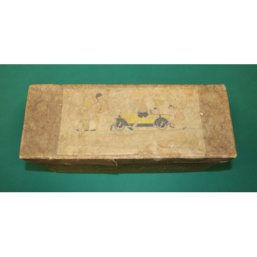 291 - A rare original empty box for an Andre Citroen Jouet Mechanique No.79 Coupe Citroen  B.14, Green. Co... 