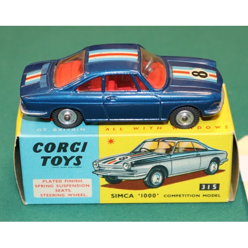 402 - A scarce Corgi Toys SIMCA 