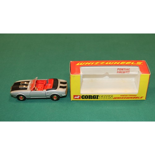 418 - Corgi Toys Whizzwheels Pontiac Firebird (343). An example with the early 