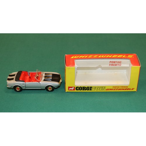 418 - Corgi Toys Whizzwheels Pontiac Firebird (343). An example with the early 