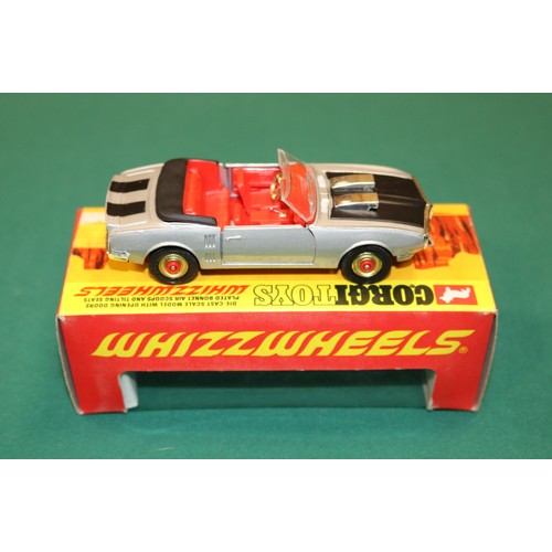 418 - Corgi Toys Whizzwheels Pontiac Firebird (343). An example with the early 