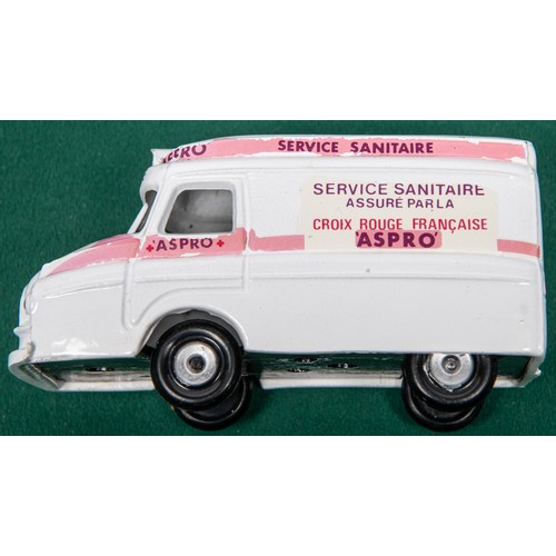 48 - A scarce French SALZA Tour De France Caravan Promotional Ambulance. Custom aluminium body and chassi... 