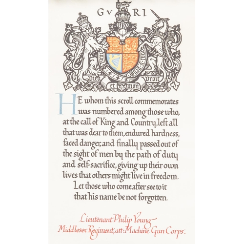 3 - An Elizabeth II citation for the award of the Order of the British Empire to Roy Stanley Tindle, dat... 