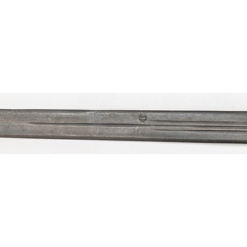 342 - A 19th century Sudanese sword kaskara, blade 35