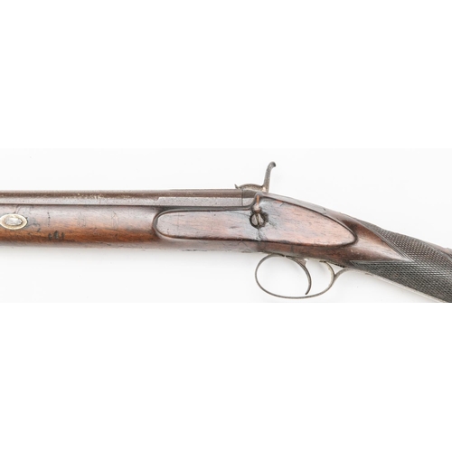 379 - An SB 14 bore percussion sporting gun, 48