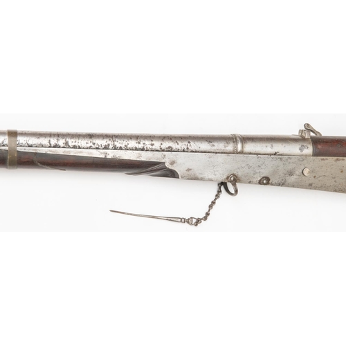 381 - A large Indian matchlock gun, torador, 78