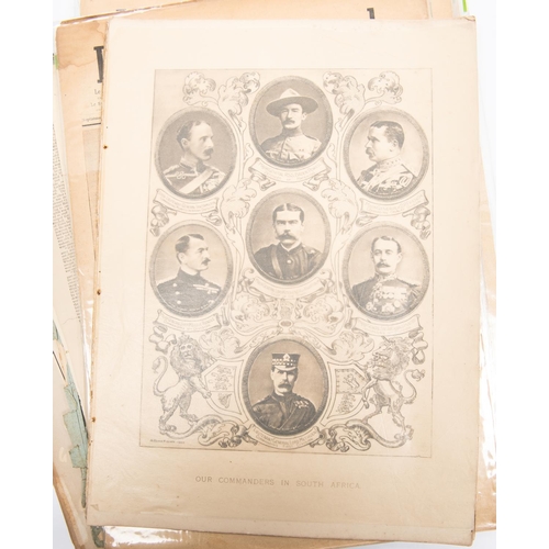 6 - Four large sepia prints from a publication c 1900, depicting 