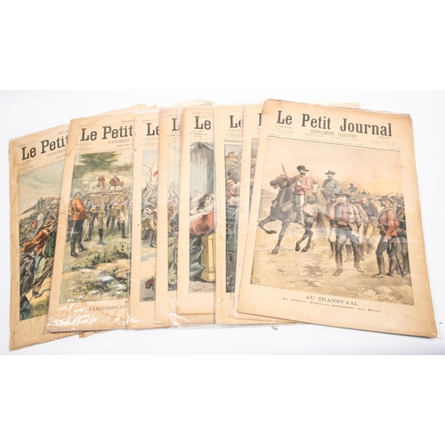 6 - Four large sepia prints from a publication c 1900, depicting 