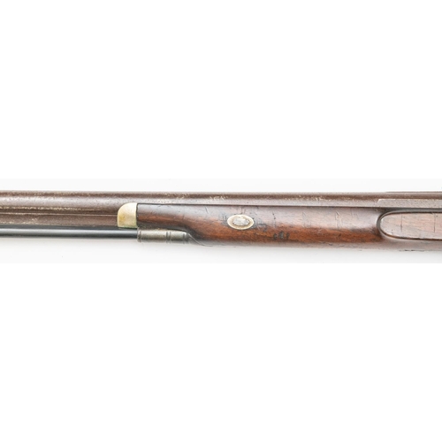 379 - An SB 14 bore percussion sporting gun, 48