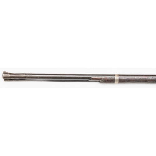 380 - An unusually long Indian matchlock jezail, 79