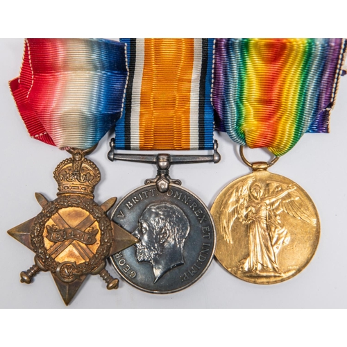 47 - Three: 1914-15 star, BWM, Victory (2/746 2/Lt L.R. Gubbins N.Z.E.F) NEF. Note: Launcelot Russell Gub... 