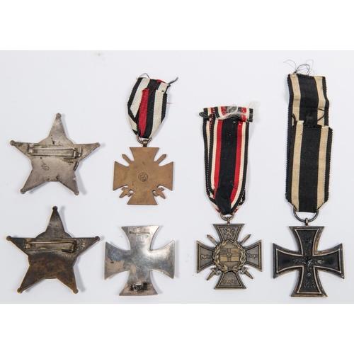 92 - German WWI medals: 1914 Iron Cross 1st Class, with 