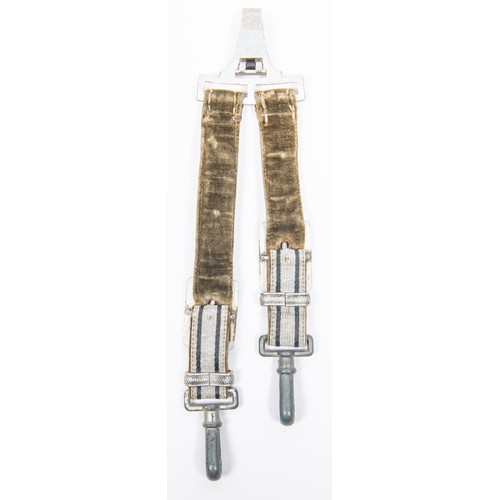 121 - A pair of Third Reich Welfare officer's dagger straps. GC £200-220