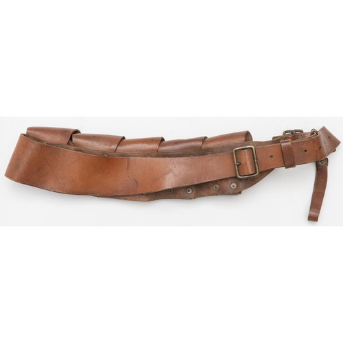 141 - A 1903 patt 5 pocket ammunition bandolier, dated 1941; 2 more similar bandoliers undated. GC (3) £90... 