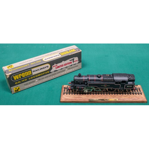 3 - A Wrenn Railways BR 2-6-4 tank locomotive (W2406) RN 80120 in lined black livery. Boxed, with packin... 