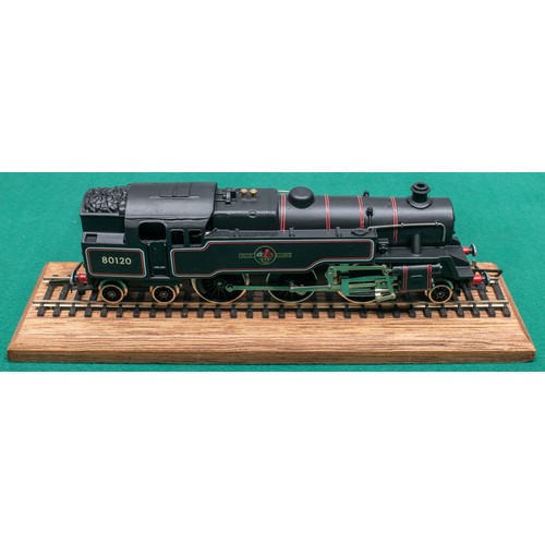 3 - A Wrenn Railways BR 2-6-4 tank locomotive (W2406) RN 80120 in lined black livery. Boxed, with packin... 