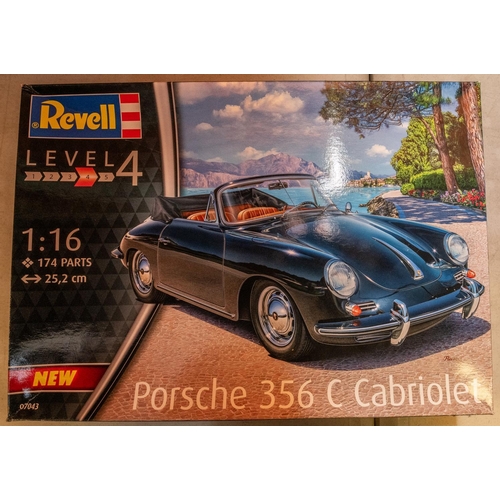 146 - 5 Revell Model Kits. A 1:16 Level 4 Porsche 356 Cabriolet. 1:25 Level 5 Kenwood W-900. 1:25 Level 5 ... 