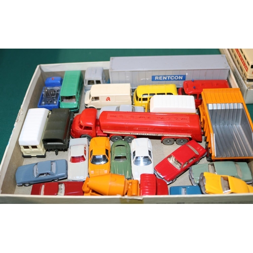 158 - 50 Wiking HO scale plastic vehicles. Including early Unimogs, some with snow ploughs, Mercedes - G W... 