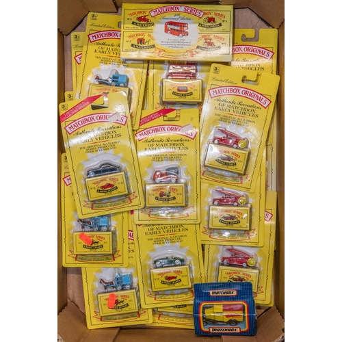 192 - 22 reissue 'Matchbox Originals' Matchbox Series. 4x No. 1 Road Roller. 3x No.4 Massey Harris Tractor... 