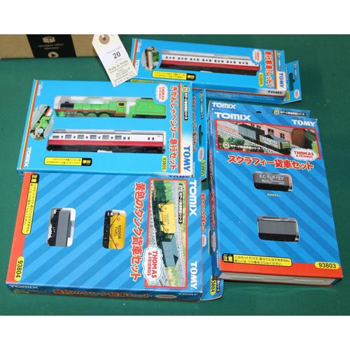 20 - 4 scarce (in the U.K.) Japanese market TOMY/TOMIX  N Gauge railway 'Thomas & Friends' series. Henry ... 