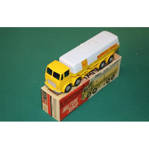 221 - A scarce Milton toys (Calcutta India) Burmah-Shell tanker based on the Dinky toys Leyland Octopus. m... 