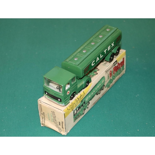 222 - A scarce Maxwell mini Caltex Tanker (Calcutta India). Finished in green with Caltex decals to both s... 