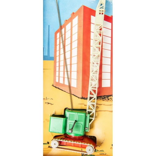 230 - An impressive early 1970's GAMA Mechanik construction Gift Set. Comprising a tracked tower crane wit... 