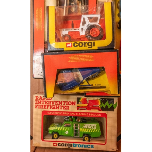 296 - 12 Corgi models from the 1970s and 1980s. Includes 342 Chevrolet Caprice stock car, 1169 Guinness ta... 