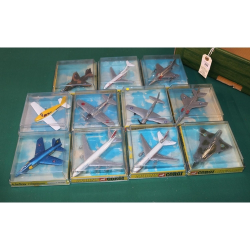 300 - 10 Corgi aircraft from 1972. 1307 Saab 35X Draken, 2x 1308 B.A.C (or sepecat ) Jaguar, 1316 Mc Donne... 