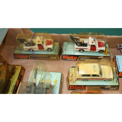 17 Dinky toys all from the 1970s. Some are boxed and others are in ...